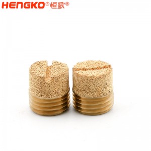 廠家生產加工1分2分4分8分青銅HD型消音器耐高溫消音降噪，氣動元件電磁閥堵頭消音器