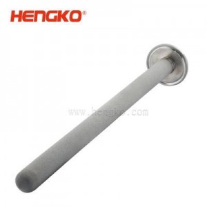 恒歌三夾鉗不銹鋼充氧曝氣頭擴(kuò)散器_啤酒碳酸化自釀?dòng)糜谶^濾釀造工業(yè)