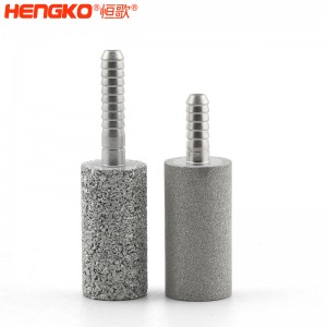 廠家定制316L粉末燒結(jié)不銹鋼過濾器曝氣頭，高強度耐腐蝕水族專用氣泡石