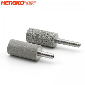 廠家定制316L粉末燒結(jié)不銹鋼過濾器曝氣頭，高強度耐腐蝕水族專用氣泡石