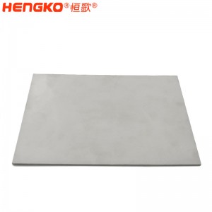 廠家定制微米多孔燒結316L不銹鋼金屬過濾板易清洗