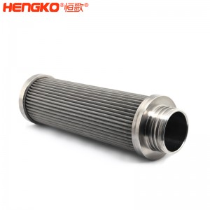 廠家直銷不銹鋼燒結多層絲網濾芯耐腐蝕易清洗，用于制藥化工