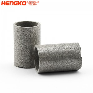 廠家直銷孔徑0.2-90um多孔不銹鋼濾筒工業(yè)除塵濾芯過濾精準(zhǔn)耐腐蝕，用于凈化污水