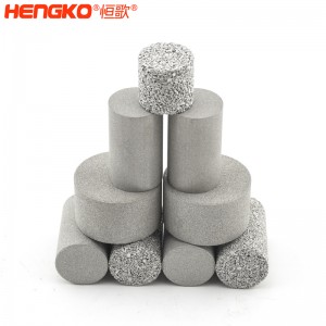 按需定制316L燒結(jié)不銹鋼濾柱_氣動(dòng)閥門控制平衡塞防爆不銹鋼過濾器